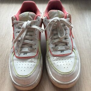 Nike Air Force 1 Low Shadows in White Magic Ember (Women’s)